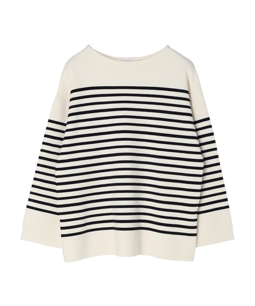 AMERICAN HOLIC（アメリカンホリック）の「パネルボーダーニットチュニック（チュニック・レディース・ネイビー/ピンク/ブルー・M/L）」の16枚目の写真