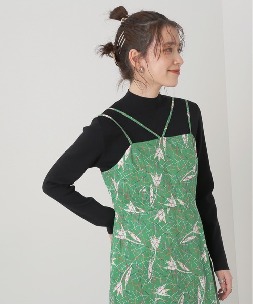 N.（N. Natural Beauty Basic）（エヌエヌナチュラルビューティーベーシック）の「◆総針ボトルネックニット（ニット/セーター・レディース・ブラック/オフホワイト/ピンク/イエロー/ブルー・MEDIUM）」の18枚目の写真