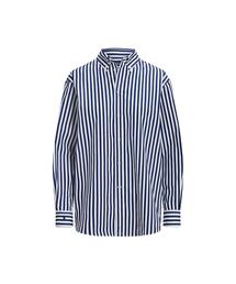 ローレンラルフローレン　リラックスド フィット ストライプド ストレッチ シャツ リラックスド フィット ストライプド ストレッチ コットン