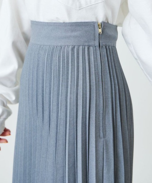 THE SHINZONE(ザ シンゾーン)の「THE SHINZONE PLEATS SKIRT 23SMSSK02(スカート・レディース・ブラウン/グレー・34/36)」の4枚目の写真