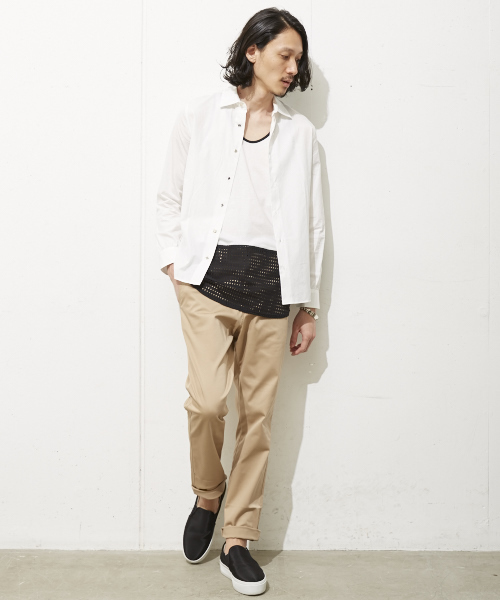 603（ロクマルサン）の「603 ツイルストレッチパンツ（その他パンツ・メンズ・ホワイト/ベージュ/ブラック・40/42/38）」の19枚目の写真