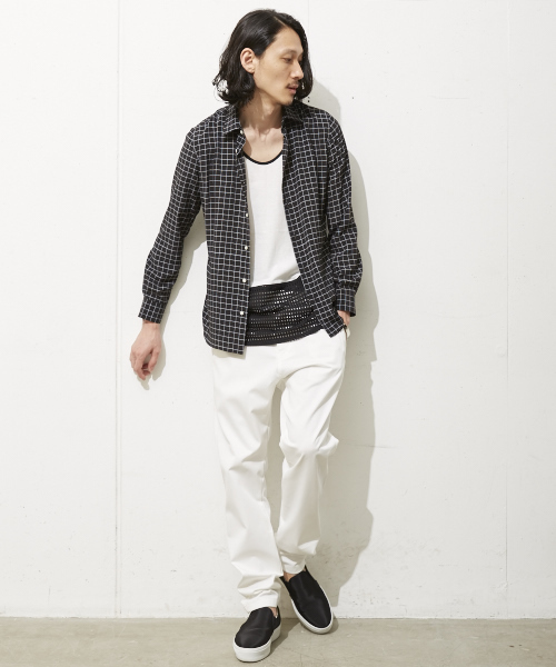 603（ロクマルサン）の「603 ツイルストレッチパンツ（その他パンツ・メンズ・ホワイト/ベージュ/ブラック・40/42/38）」の18枚目の写真