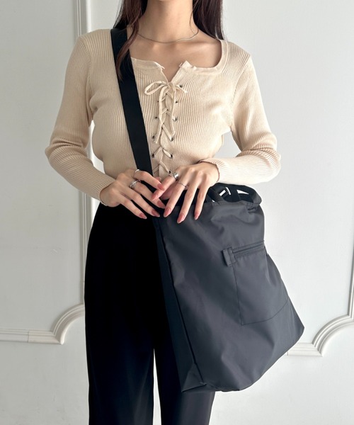 セール】【A4収納可能】ナイロン2WAYショルダーバッグ トート