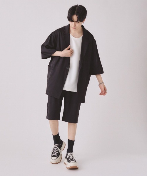 EDEL（エーデル）の「EDEL - サマービッグテーラードジャケット（テーラードジャケット・メンズ・ミント/アイボリー/ブラック・MEDIUM/LARGE）」の14枚目の写真