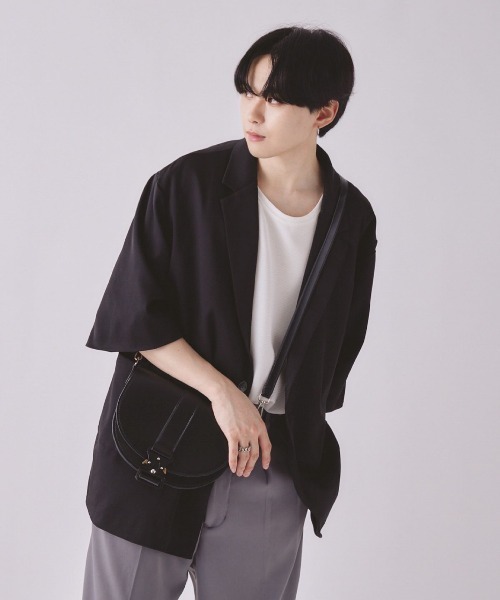 EDEL（エーデル）の「EDEL - サマービッグテーラードジャケット（テーラードジャケット・メンズ・ミント/アイボリー/ブラック・MEDIUM/LARGE）」の9枚目の写真