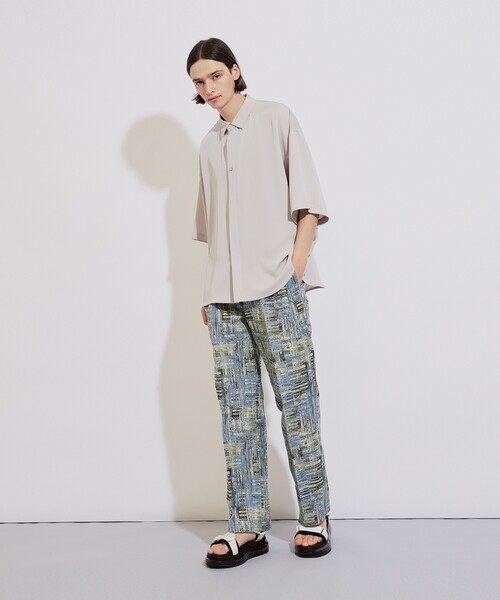 tk.TAKEO KIKUCHI(ティーケータケオキクチ)の「◆アブストラクトワイドストレートパンツ(その他パンツ・メンズ・ブルー系8/ブラック系3・02/03)」の18枚目の写真