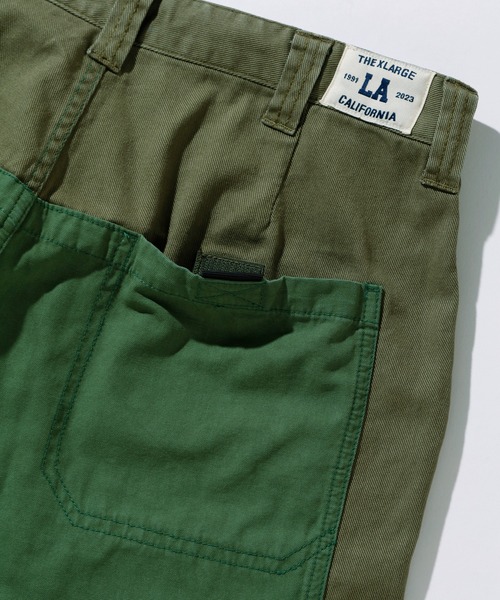 XLARGE（エクストララージ）の「2TONE WORK PANTS（その他パンツ・メンズ・ブルー/オリーブ/ブラウン・30inch/32inch/34inch/36inch）」の13枚目の写真