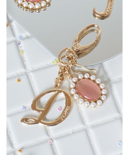 Maison de FLEUR(メゾンドフルール)の「イニシャルパールビジューキーホルダー(キーホルダー・レディース・M/I/C/H/K/Y/F/S/A/T/E/D/L/J/R/N/G・FREE)」の22枚目の写真
