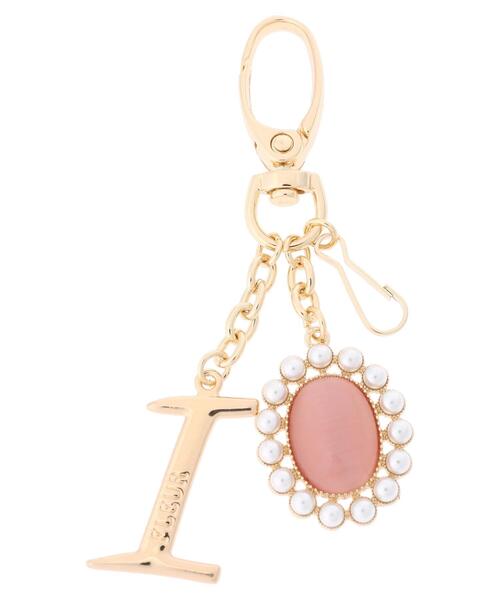 Maison de FLEUR(メゾンドフルール)の「イニシャルパールビジューキーホルダー(キーホルダー・レディース・M/I/C/H/K/Y/F/S/A/T/E/D/L/J/R/N/G・FREE)」の8枚目の写真