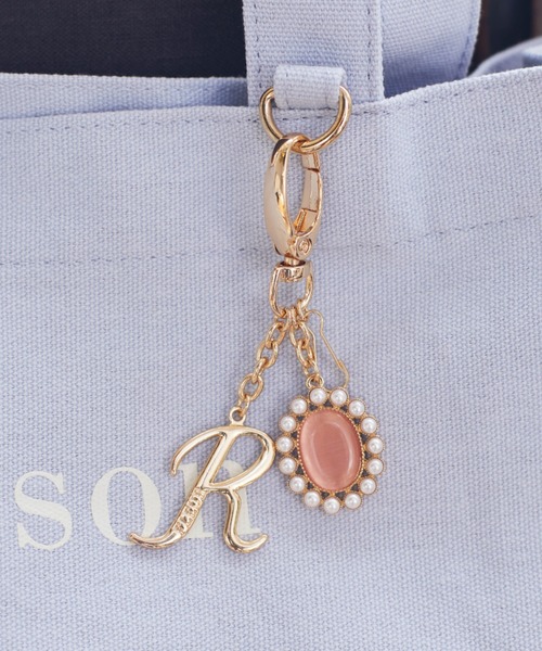 Maison de FLEUR(メゾンドフルール)の「イニシャルパールビジューキーホルダー(キーホルダー・レディース・M/I/C/H/K/Y/F/S/A/T/E/D/L/J/R/N/G・FREE)」の14枚目の写真