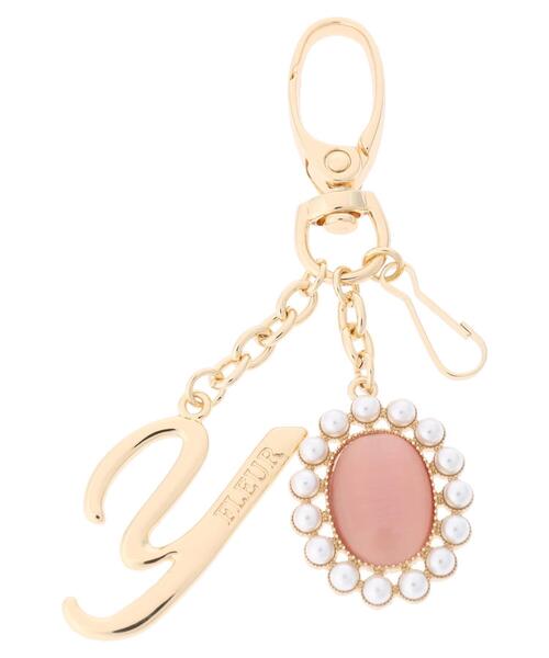 Maison de FLEUR(メゾンドフルール)の「イニシャルパールビジューキーホルダー(キーホルダー・レディース・M/I/C/H/K/Y/F/S/A/T/E/D/L/J/R/N/G・FREE)」の17枚目の写真