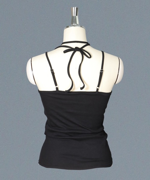 &g'aime（アンジェム）の「【&g’aime】＜WEB限定＞カップ付きキャミソール（キャミソール・レディース・ベージュ/ブラック・FREE）」の13枚目の写真