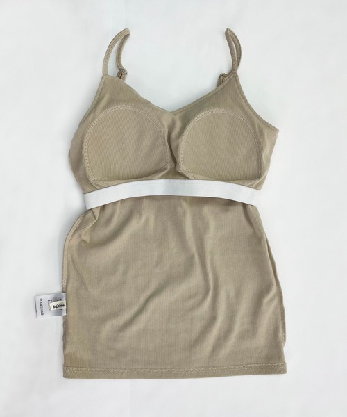 &g'aime（アンジェム）の「【&g’aime】＜WEB限定＞カップ付きキャミソール（キャミソール・レディース・ベージュ/ブラック・FREE）」の16枚目の写真