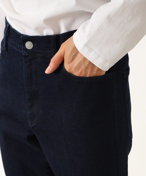 THE SHOP TK (ザ ショップ ティーケー )の「◆【カイハラデニム使用】オカヤマデニム別注スキニーシルエットパンツ(デニムパンツ・メンズ・ブラック/ネイビー・02/03/01)」の6枚目の写真