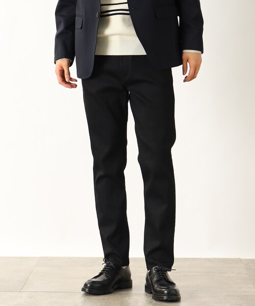 THE SHOP TK (ザ ショップ ティーケー )の「◆【カイハラデニム使用】オカヤマデニム別注スキニーシルエットパンツ(デニムパンツ・メンズ・ブラック/ネイビー・02/03/01)」の12枚目の写真