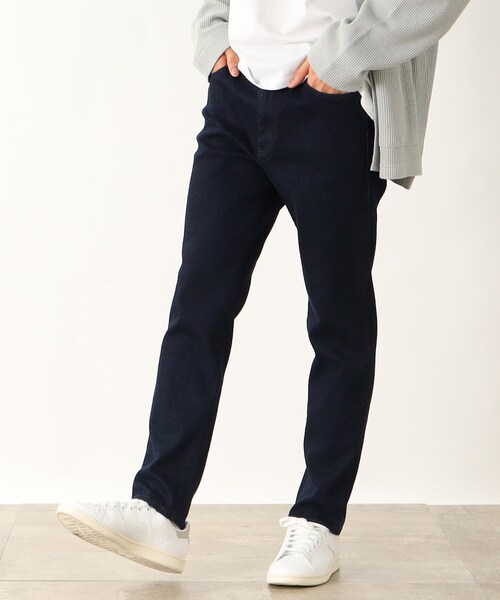 THE SHOP TK (ザ ショップ ティーケー )の「◆【カイハラデニム使用】オカヤマデニム別注スキニーシルエットパンツ(デニムパンツ・メンズ・ブラック/ネイビー・02/03/01)」の17枚目の写真