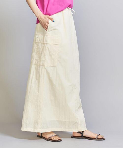 ナイロンカーゴフレアスカート-ウォッシャブル-
