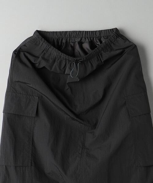 ナイロンカーゴフレアスカート-ウォッシャブル-