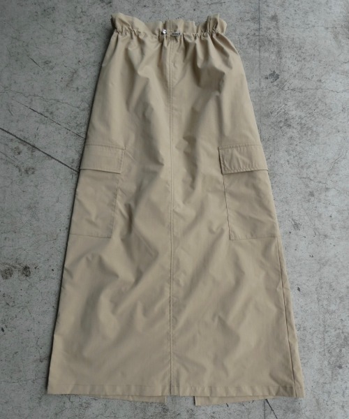 TRUNC（トランクエイティーエイト）の「Drawstring Cargo Skirt（スカート・レディース・ベージュ/ブラック・FREE）」の21枚目の写真