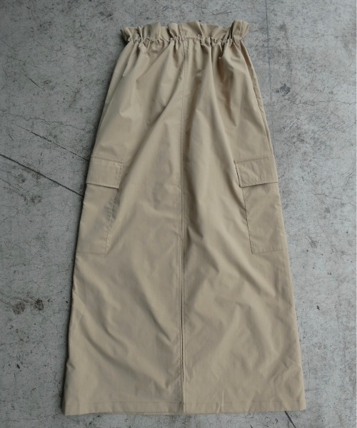 TRUNC（トランクエイティーエイト）の「Drawstring Cargo Skirt（スカート・レディース・ベージュ/ブラック・FREE）」の22枚目の写真