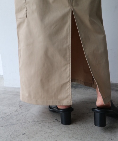 TRUNC（トランクエイティーエイト）の「Drawstring Cargo Skirt（スカート・レディース・ベージュ/ブラック・FREE）」の17枚目の写真