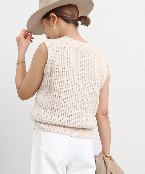 GOLDEN GOOSE ゴールデングース アイボリー ニットベスト ☆美品Ω