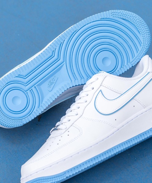新品 ナイキ 24SS エアフォース 1 '07 スニーカー 白青 28.0 ④ NIKE - 新品 ナイキ 24SS エアフォース 1 '07 スニーカー 白青