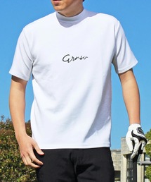 GIORNO SEVEN（ジョルノセブン）の「接触冷感 ゴルフ 半袖 ロゴ モックネックシャツ ゴルフウェア メンズ（Tシャツ/カットソー）」