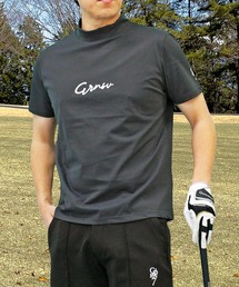 GIORNO SEVEN（ジョルノセブン）の「接触冷感 ゴルフ 半袖 ロゴ モックネックシャツ ゴルフウェア メンズ（Tシャツ/カットソー）」