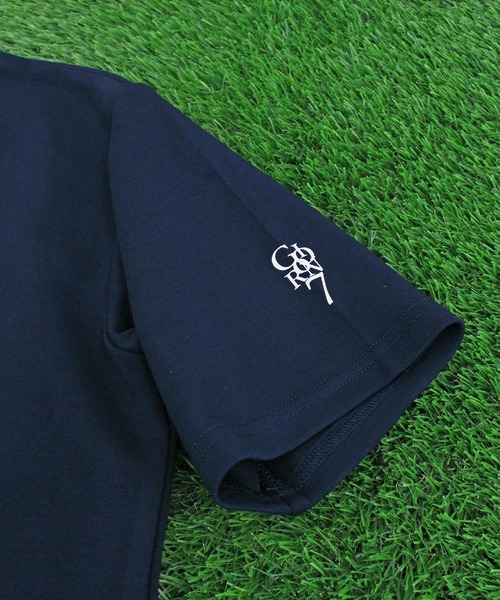 GIORNO SEVEN(ジョルノセブン)の「接触冷感 ゴルフ 半袖 ロゴ モックネックシャツ ゴルフウェア メンズ(Tシャツ/カットソー・メンズ・ホワイト/ネイビー/ブラック/ターコイズブルー/カーキ/チャコールグレー/ライトグレー・M/L/XL/XXL/3XL)」の17枚目の写真