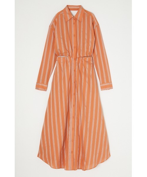 【セール】GATHER WAIST STRIPED ドレス（ワンピース）｜MOUSSY（マウジー）