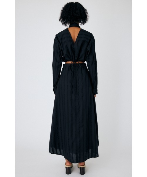 【セール】GATHER WAIST STRIPED ドレス（ワンピース）｜MOUSSY（マウジー）