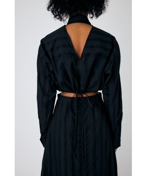【セール】GATHER WAIST STRIPED ドレス（ワンピース）｜MOUSSY（マウジー）