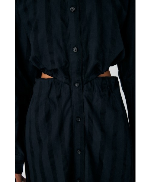 【セール】GATHER WAIST STRIPED ドレス（ワンピース）｜MOUSSY（マウジー）
