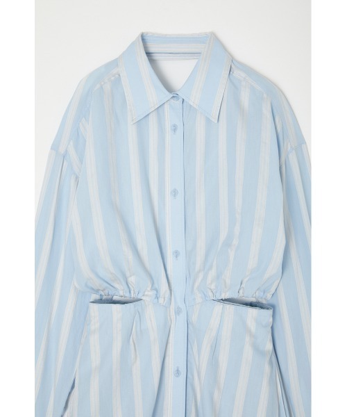 【セール】GATHER WAIST STRIPED ドレス（ワンピース）｜MOUSSY（マウジー）
