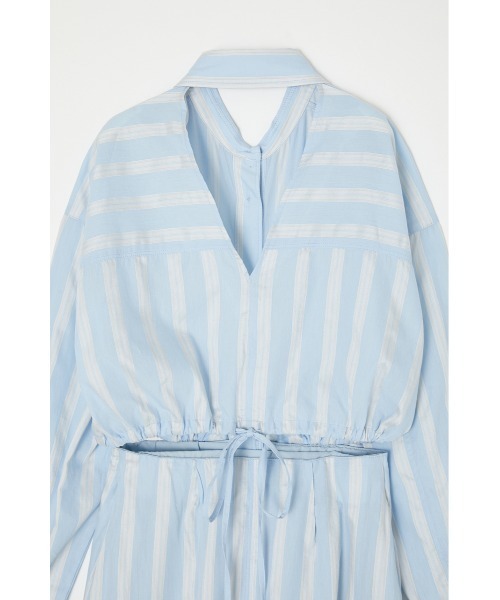 【セール】GATHER WAIST STRIPED ドレス（ワンピース）｜MOUSSY（マウジー）