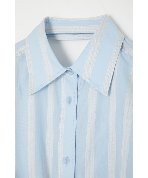 【セール】GATHER WAIST STRIPED ドレス（ワンピース）｜MOUSSY（マウジー）