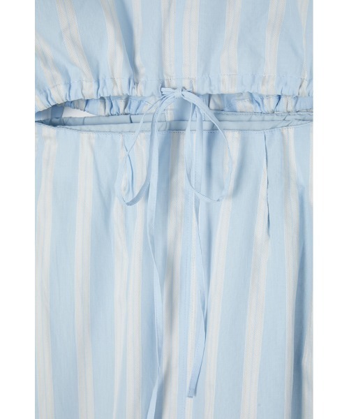 【セール】GATHER WAIST STRIPED ドレス（ワンピース）｜MOUSSY（マウジー）