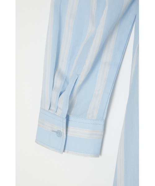 【セール】GATHER WAIST STRIPED ドレス（ワンピース）｜MOUSSY（マウジー）
