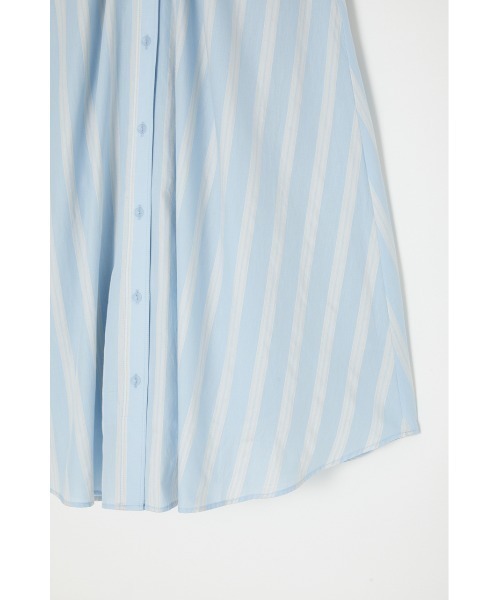 【セール】GATHER WAIST STRIPED ドレス（ワンピース）｜MOUSSY（マウジー）