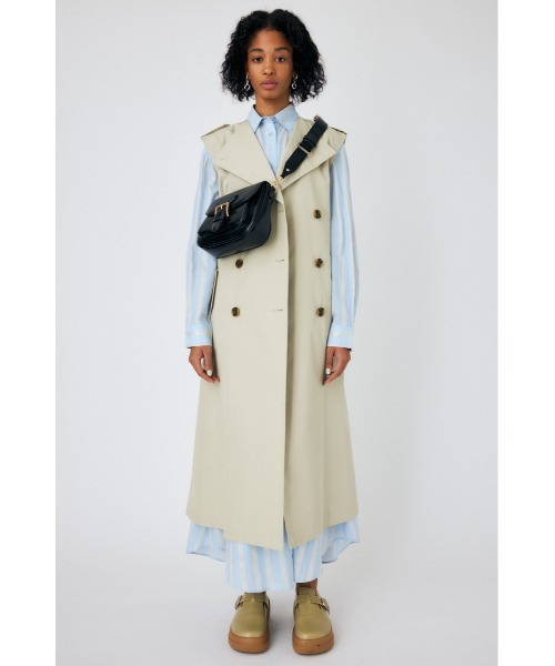 【セール】GATHER WAIST STRIPED ドレス（ワンピース）｜MOUSSY（マウジー）