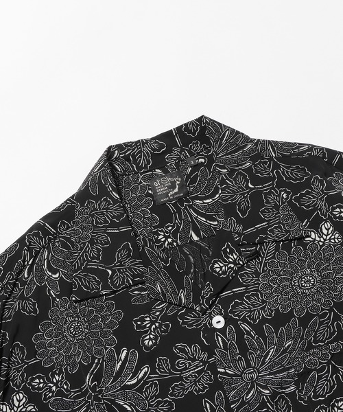 良品 orSlow オアスロウ ハワイアン シャツ アロハ 4 黒 花柄 総柄 orSlow / アロハセットアップが30日発売！ / スタッフブログ