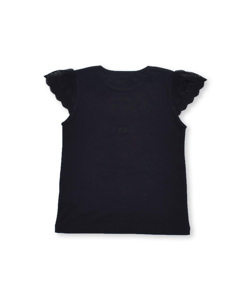 BeBe（ベベ）の「パリジェンヌプリントTシャツ(100~150cm)（Tシャツ/カットソー・キッズ・ブラック/ホワイト・150/140/110/100/130/120）」の10枚目の写真