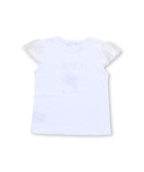 BeBe（ベベ）の「パリジェンヌプリントTシャツ(100~150cm)（Tシャツ/カットソー・キッズ・ブラック/ホワイト・150/140/110/100/130/120）」の17枚目の写真