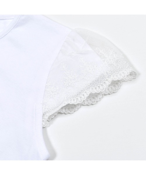 BeBe（ベベ）の「パリジェンヌプリントTシャツ(100~150cm)（Tシャツ/カットソー・キッズ・ブラック/ホワイト・150/140/110/100/130/120）」の19枚目の写真