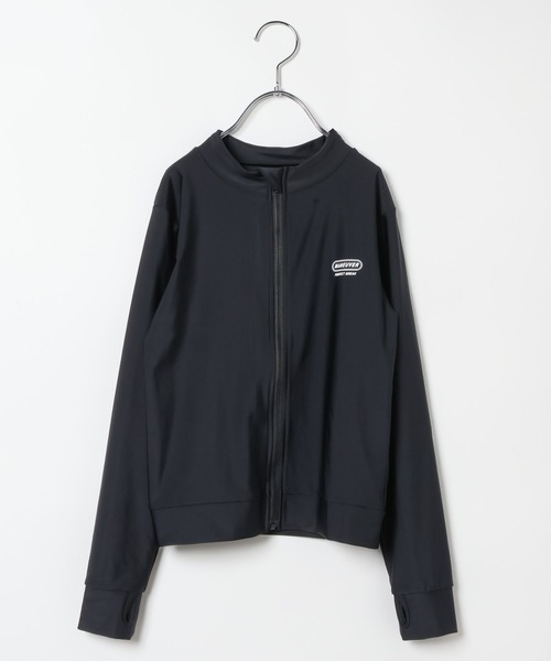 GLOBAL WORK（グローバルワーク）の「SWIM/ラッシュガード長袖/184712（水着・キッズ・ブラック系その他/サックスブルー/ブラック・100cm/110cm/120cm/130cm/140cm/150cm/160cm）」の4枚目の写真