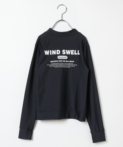 GLOBAL WORK（グローバルワーク）の「SWIM/ラッシュガード長袖/184712（水着・キッズ・ブラック系その他/サックスブルー/ブラック・100cm/110cm/120cm/130cm/140cm/150cm/160cm）」の5枚目の写真