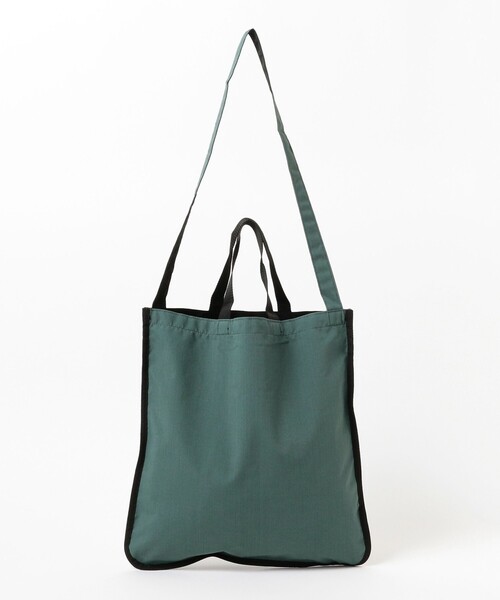 THE NORTH FACE PURPLE LABEL（ザ ノースフェイス パープルレーベル）の「THE NORTH FACE PURPLE LABEL / Field Utility Tote▲（ショルダーバッグ・メンズ・ライトベージュ/ブラック/グリーン・ONE SIZE）」の12枚目の写真