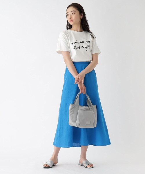 OPAQUE.CLIP（オペークドットクリップ）の「◆ポリエステルミドルサイズトートバッグ【2WAY】（トートバッグ・レディース・ブラック/ベージュ/ライトグレー・00）」の20枚目の写真