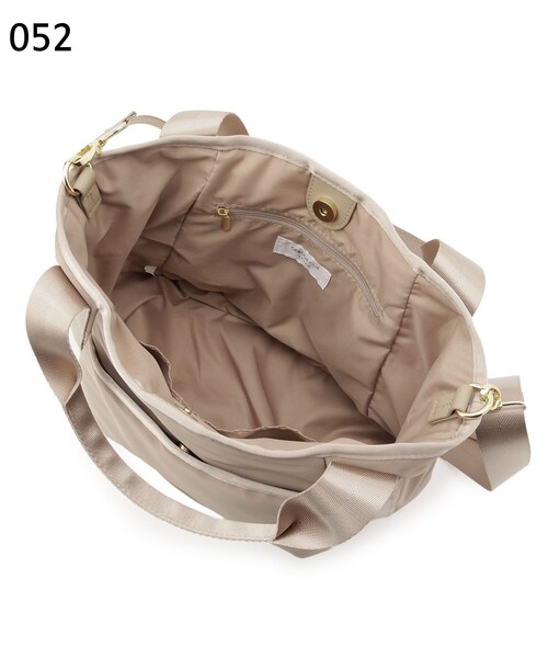 OPAQUE.CLIP（オペークドットクリップ）の「◆ポリエステルミドルサイズトートバッグ【2WAY】（トートバッグ・レディース・ブラック/ベージュ/ライトグレー・00）」の19枚目の写真